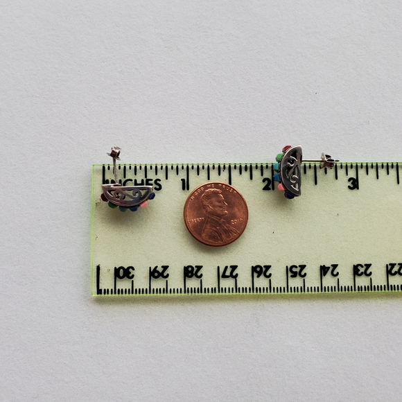 Silpada Multigemstone Post Earrings (Rare) - Picture 14 of 15